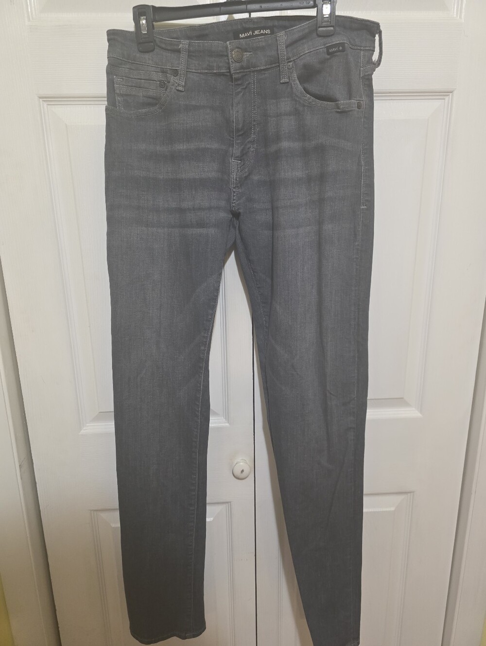 Mavi Men's Slim Straight Gray Jeans - Clean Urban Style